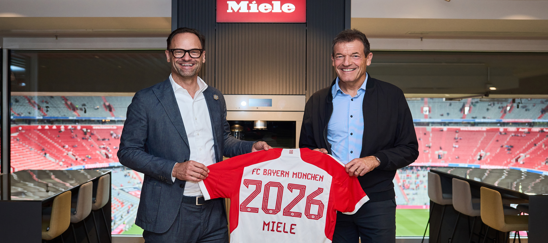 Miele und FC Bayern verlängern Partnerschaft